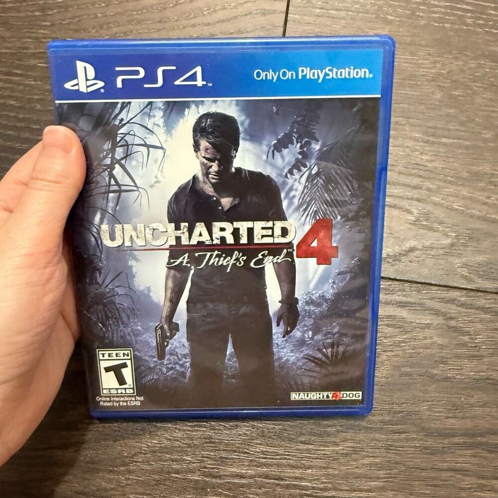 PlayStation 4 Uncharted 4 Game with Case